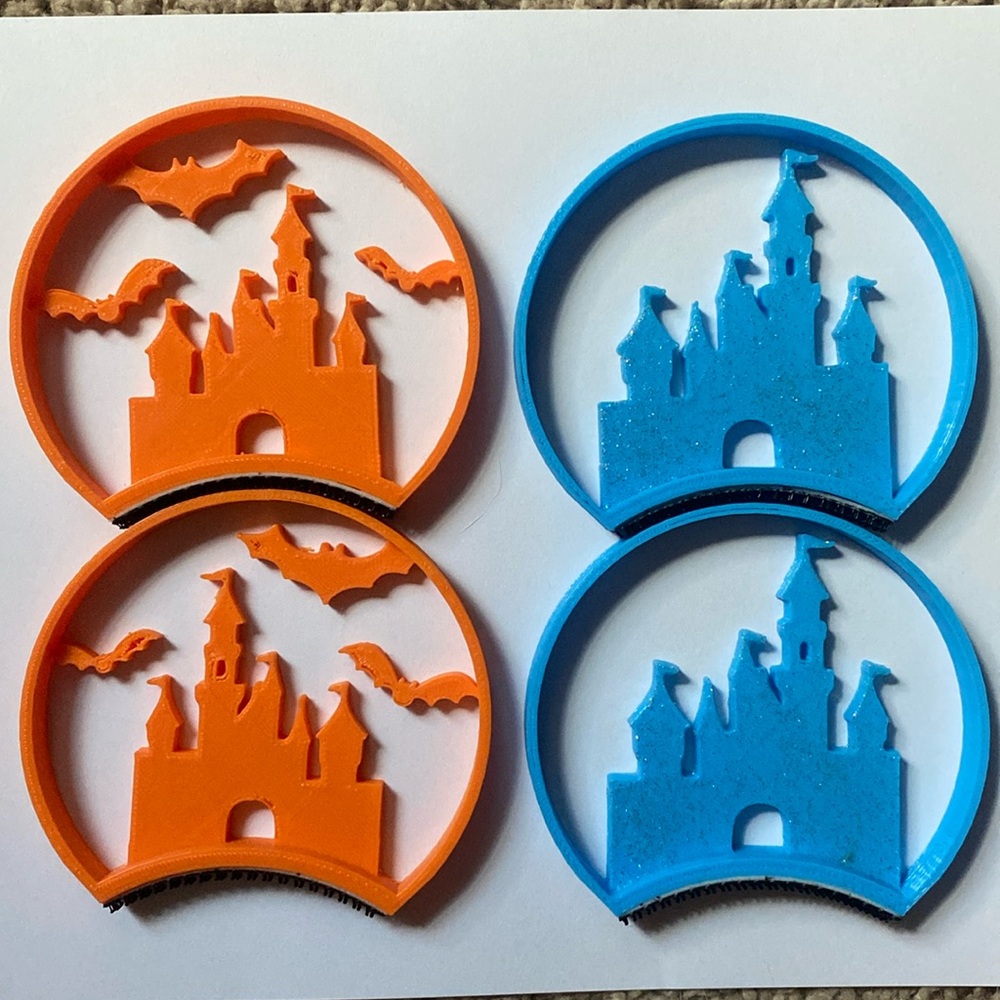 2 pairs of 3d printed Disneyland interchangeable ears